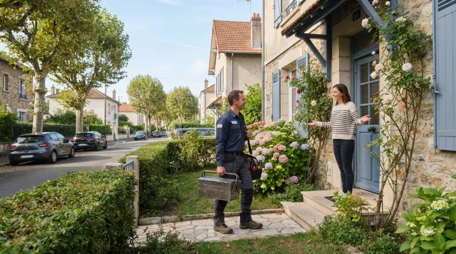 Artisan en intervention chez un particulier à Talence