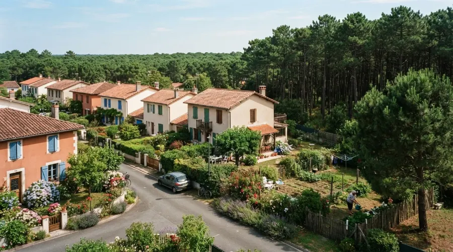 Maisons en lisière de forêt à Cestas, consultant SEO