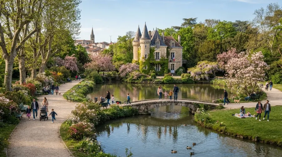 Parc de Blanquefort, commune à l'entrée du Médoc