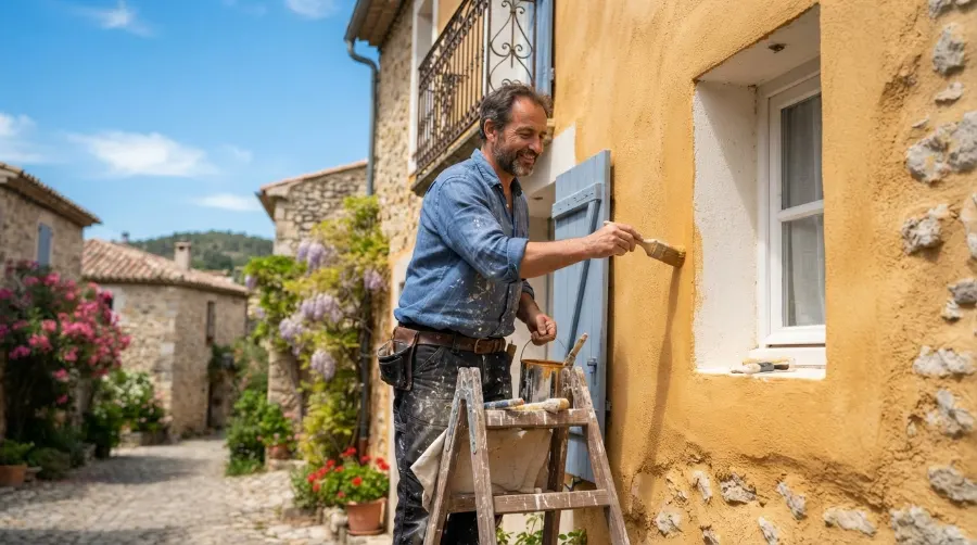 Artisan peintre en façade, exemple de résultats SEO pour les artisans