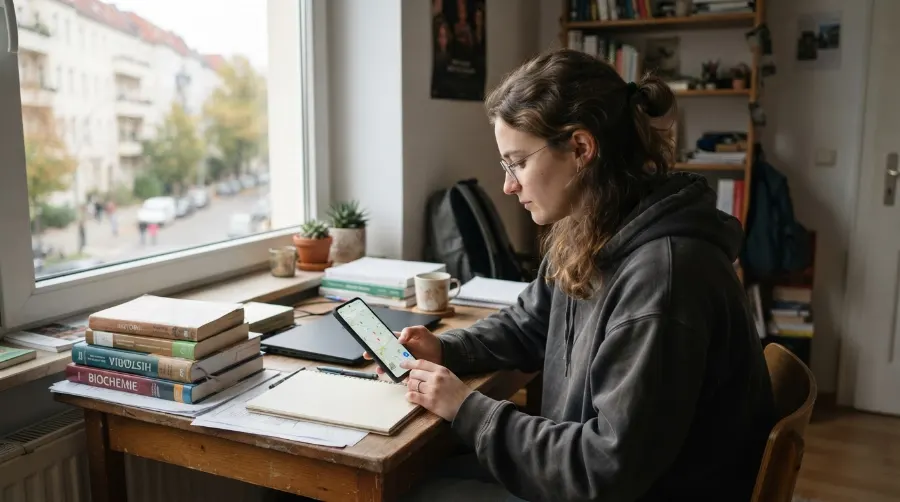 Étudiant de Talence cherchant un service local sur Google
