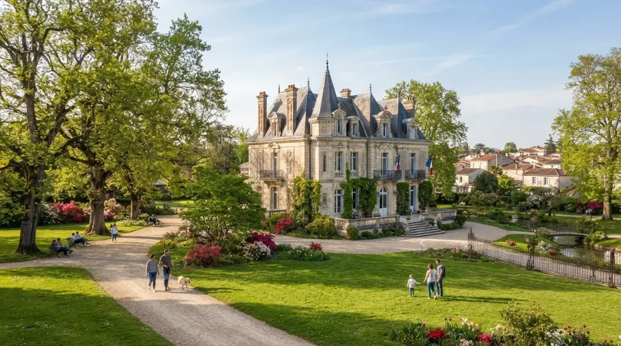 Parc et château à Talence