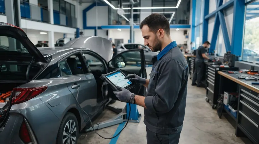 SEO pour garage spécialisé en diagnostic et véhicules hybrides