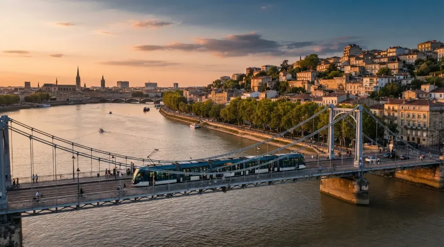 Rive droite de Bordeaux : Lormont, Cenon et Floirac reliés au centre