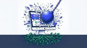Un boulet de démolition détruit un site web mais les racines SEO restent intactes